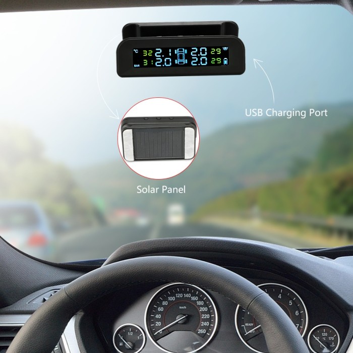 TPMS TIRE PRESSURE MONITORINH SYSTEM PENGUKUR TEKANAN ANGIN BAN MOBIL ORIGINAL