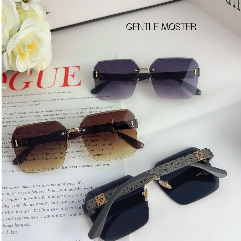 TrendyGaya- Gratis kotak dan kain kacamataKACAMATA HITAM GAYA TRENDI KOREA BINGKAI BESAR PELANGSING