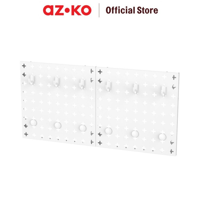 

TERLARIS AZKO Stora Papan Organizer Dinding Metal Wall Mounted Set Pegboard Decorative Wall Wall