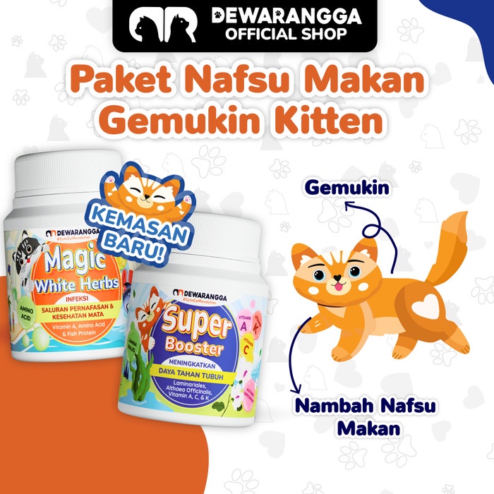 Pet- Vitamin Anak Kucing Dewarangga - Vitamin Penggemuk Kucing Kitten