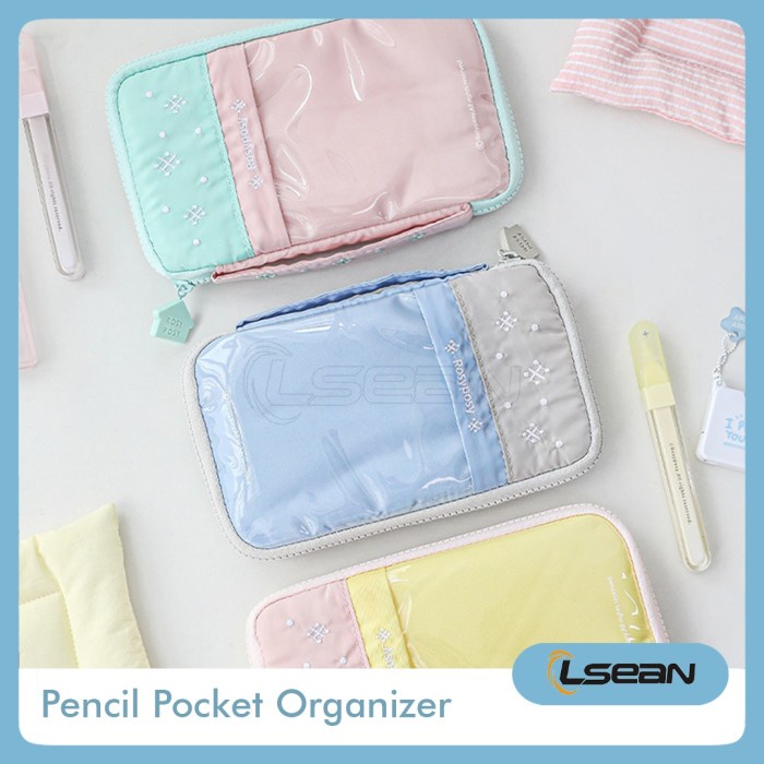 

TERLARIS PENCIL STATIONERY ORGANIZER MEDIUM SIZE FLUFFY SOFT POCKET CASE AESTHETIC WITH HANDLE