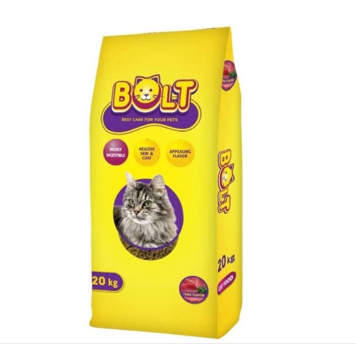 Pet- MAKANAN KUCING BOLT 20KG 20 KG