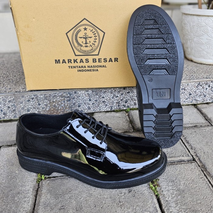 SEPATU PDH JATAH TNI TERBARU/SEPATU PDH TNI POLRI PANTOFEL PRIA
