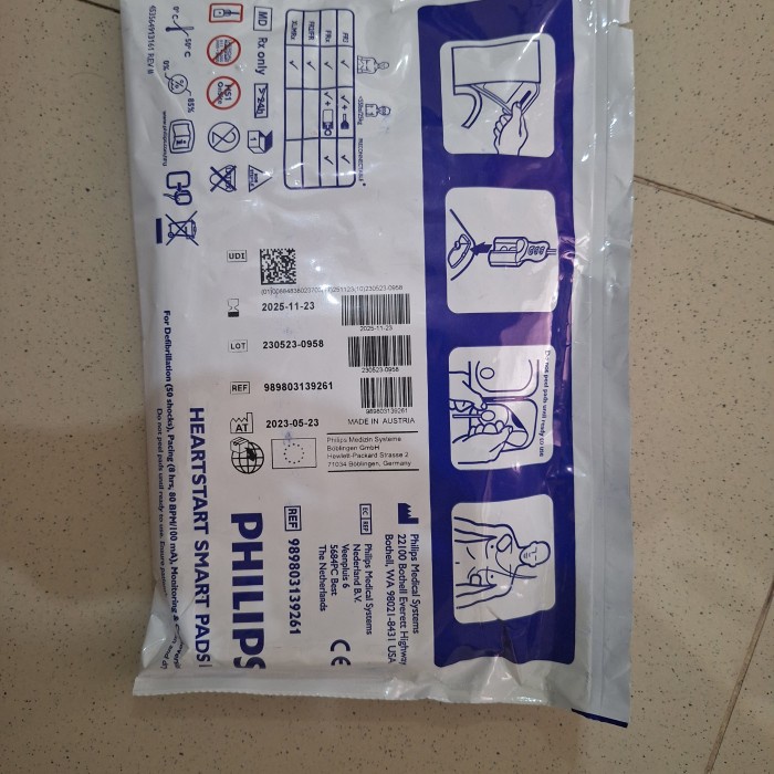 PAD AED PHILIPS FRX (HEARSTART SMART PAD II) ORIGINAL