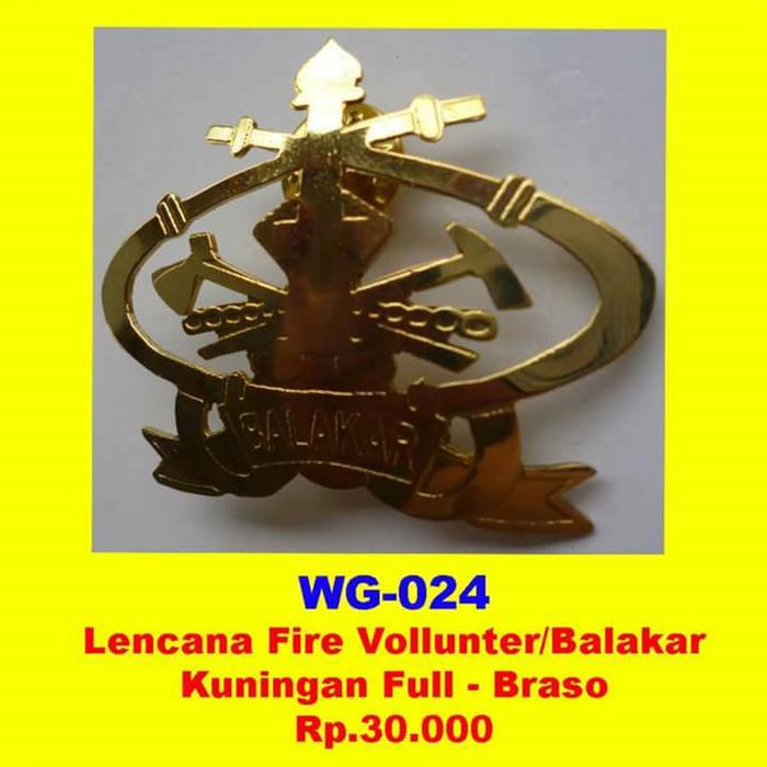 Terlaris WG-24 Lencana Balakar Damkar/Pemadam SALE