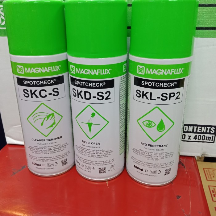 JTTOP" MAGNAFLUX SPOTCHECK MAGNAFLUX (CLEANER DEVELOPER PENETRANT)