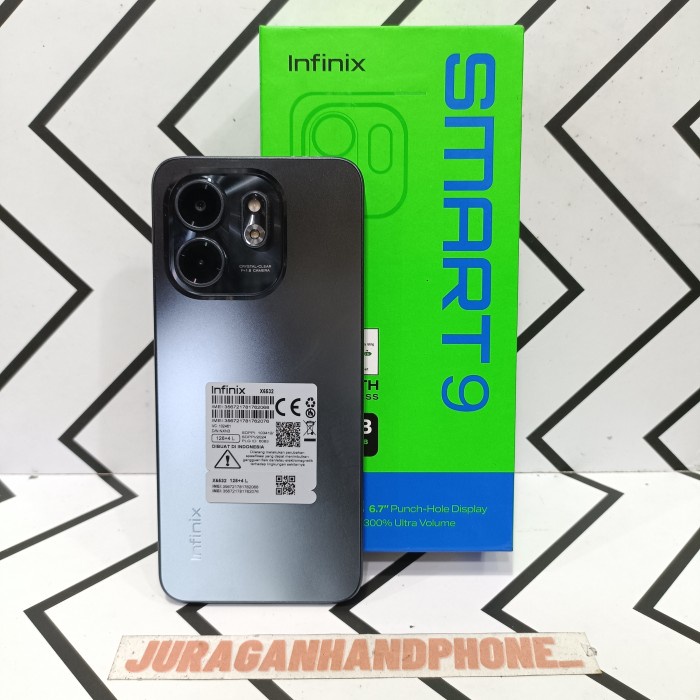 INFINIX SMART 9 4/128GB HP BEKAS SECOND FULLSET *
