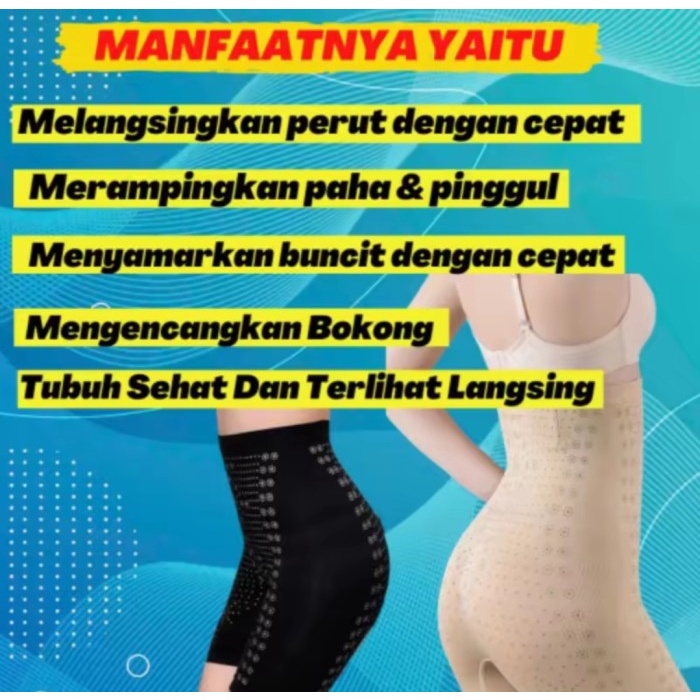 Ori Celana Korset Pelangsing Pengecil Perut Paha Pembakar Lemak Korset