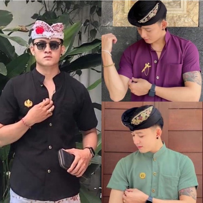 Bros / Pin Kancing Pria Alpaka Bali Keris Barong Promo
