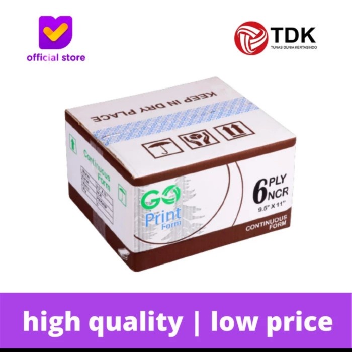 

Continuous Form Go Print 9.5 x 11 6 ply