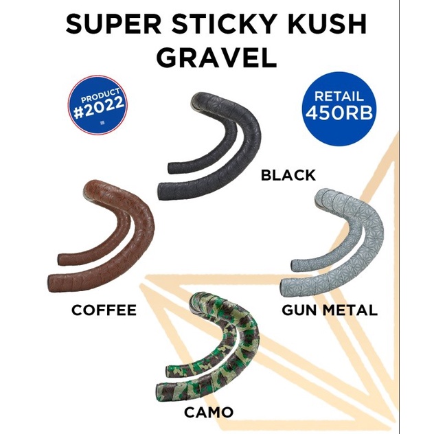 

Bar Tape SUPACAZ Super Sticky Kush GRAVEL - ORIGINAL