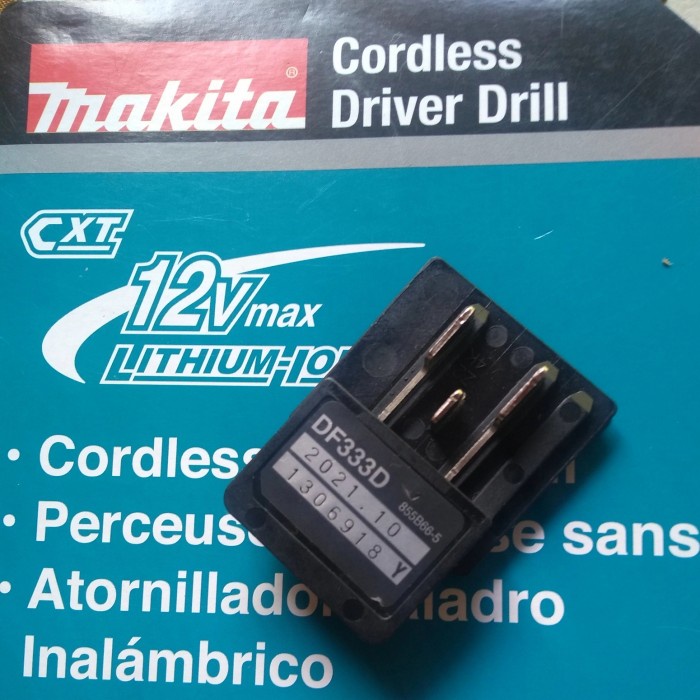 socket baterai makita cxt 12v original bisa untuk modif kit & adapter