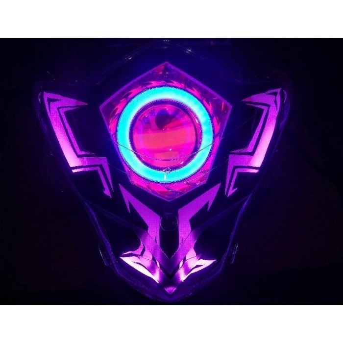 Terbaru reflektor lampu depan Suzuki Satria Fu facelift model custom projie hi low gen2 alis lazy
