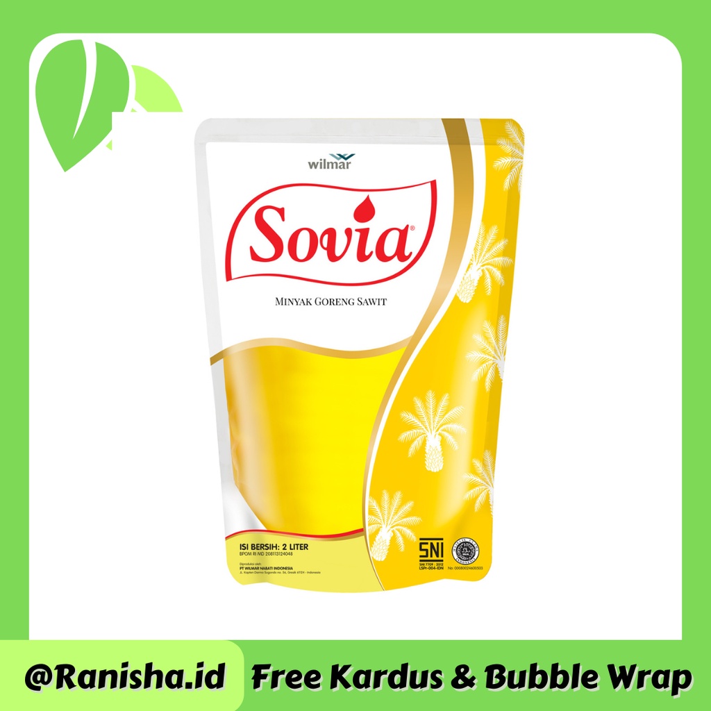 

Sovia Minyak Goreng Sawit Refil 2L