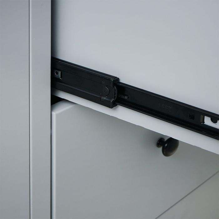 EKSLUSIF Informa Scott Kabinet Bawah Dapur Metal - Abu-Abu Lemari Kabinet Dapur Serbaguna Kitchen