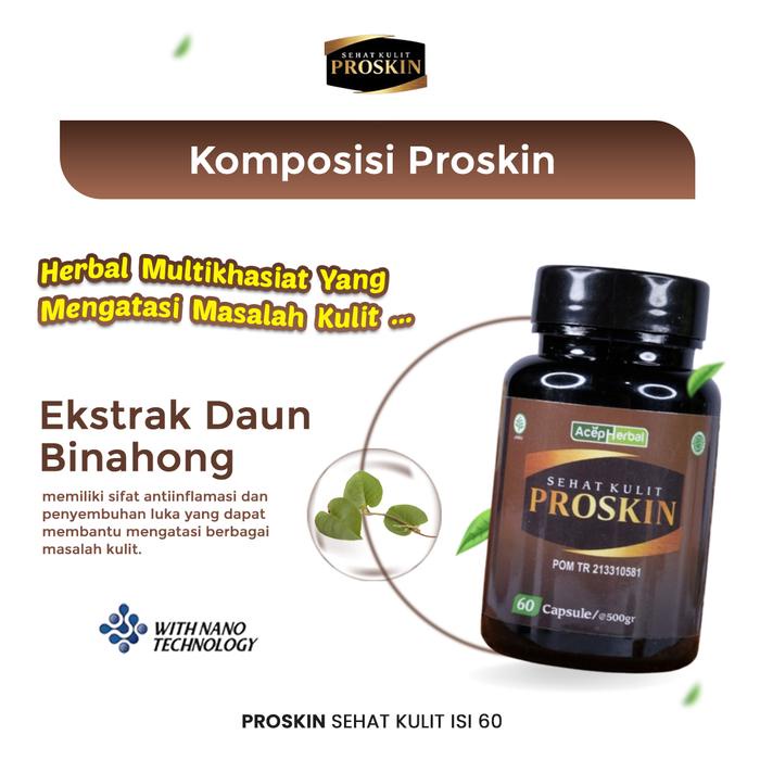 YOK DI CO. OBAT HERBAL PROSKIN - HERBAL GATAL KULIT