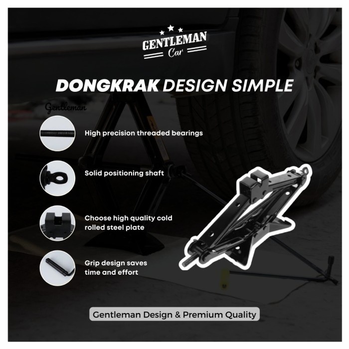 DONGKRAK MOBIL ULIR 2 TON DONGKRAK JEMBATAN MODEL SEGITIGA PUTAR ORIGINAL