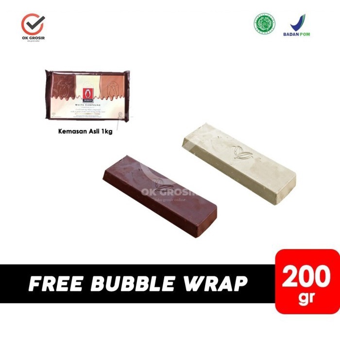 

(TopSeller) Tulip Chocolate Compound / Coklat Batang [200 gr]