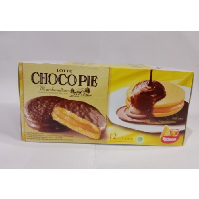

(TopSeller) LOTTE CHOCOPIE MARSMALLOW 12PACK X 28GR
