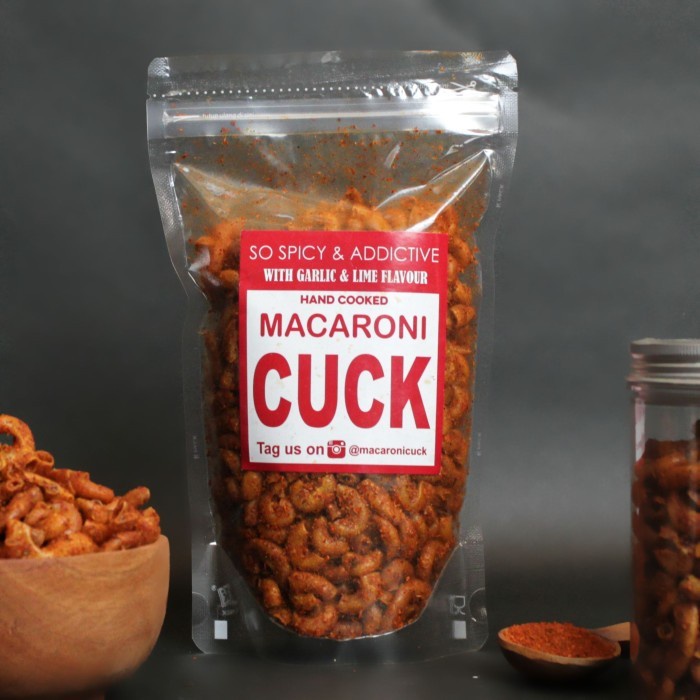 

(TopSeller) Macaroni Goreng Cuck Rasa Daun Jeruk Spesial 200gr Standing Pouch
