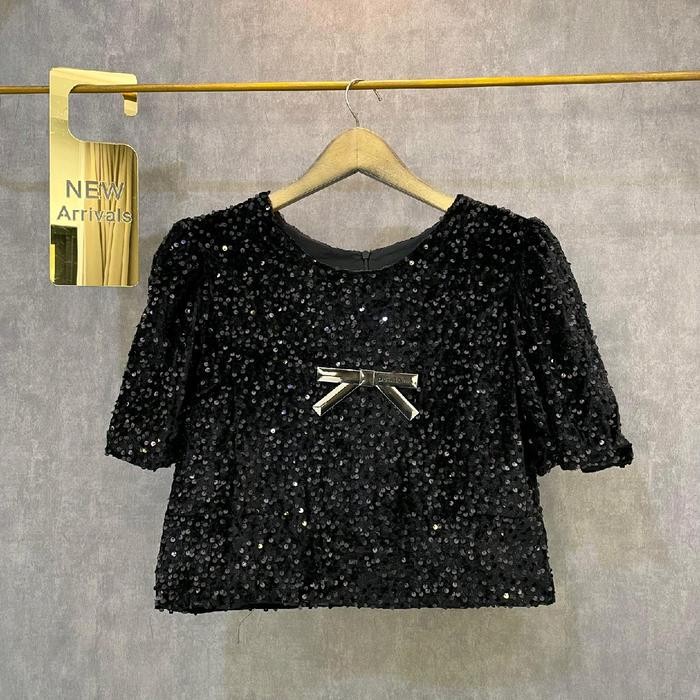 (TopSeries) Sequin Glitter Top Premium Blouse Atasan Wanita