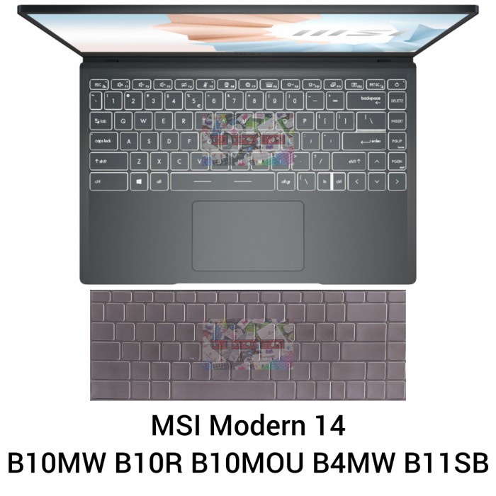 Keyboard Protector Msi Modern 14 B10R B10Mw B4Mw B10Mou B11Sb