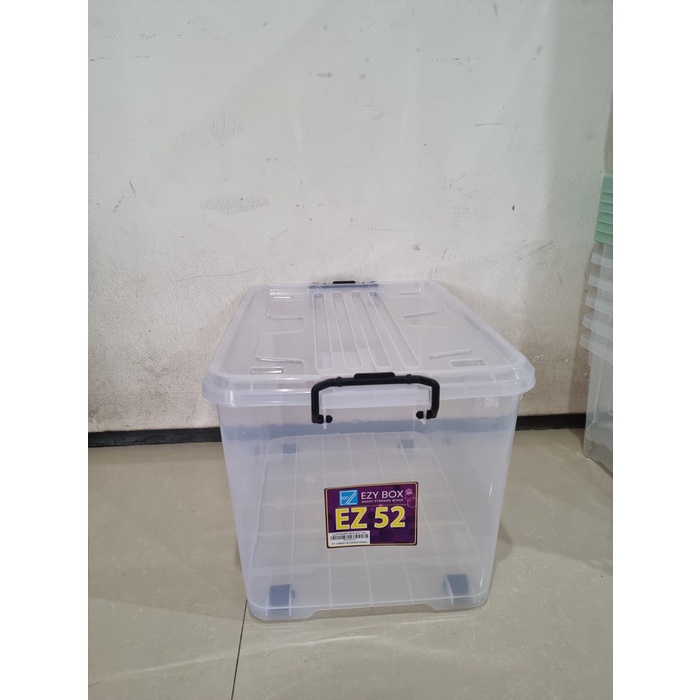 Container Box EZY 52L Bening / Box transparan