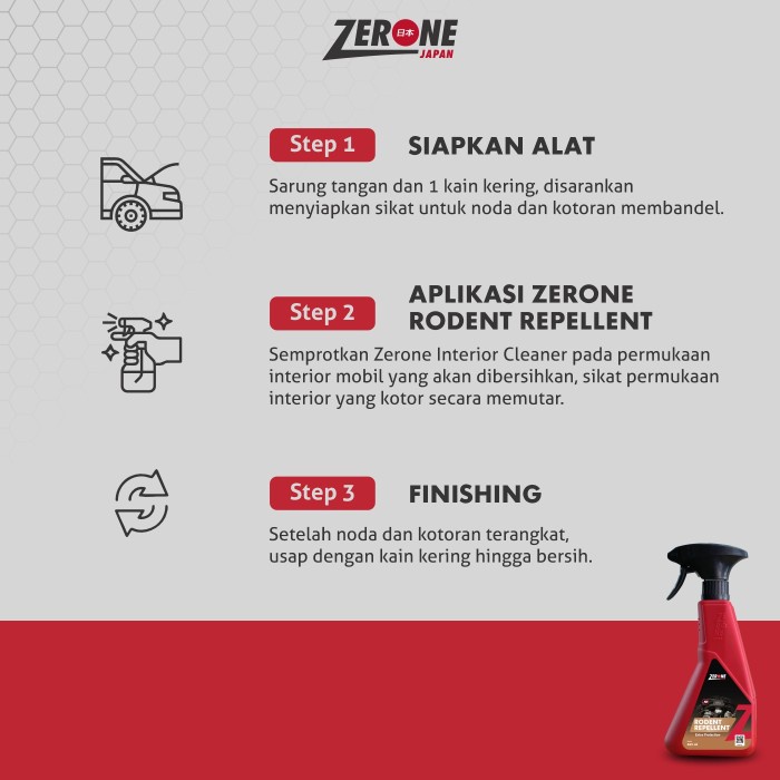 Zerone Japan Cairan Pengusir Tikus Ampuh Rodent Repelent