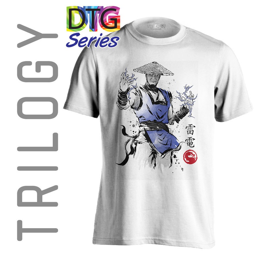 【Ori】TRILOGY DTG 0527 - Mortal Kombat Raiden Vintage - Kaos Premium - Game