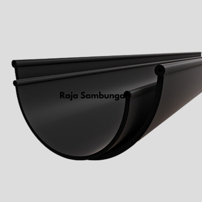 Pipa Talang 8 inch PVC 1/2 Lingkaran Paralon Belah Setengah Bulat Saluran Air