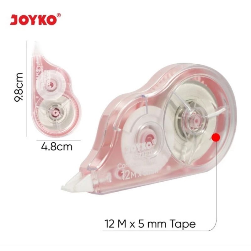 

Tipex Roll Joyko Correction Tape Grosir 12 Pcs