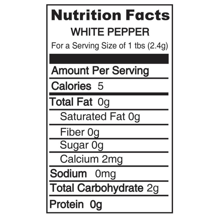 

Lada Putih Bubuk / White Pepper Powder (1 kilogram) by Granology