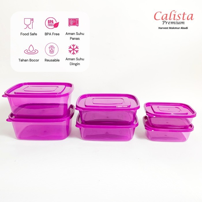 (Expert) TOPLES KULKAS FREEZER SET CALISTA FURANO PREMIUM FOOD CONTAINER PREP
