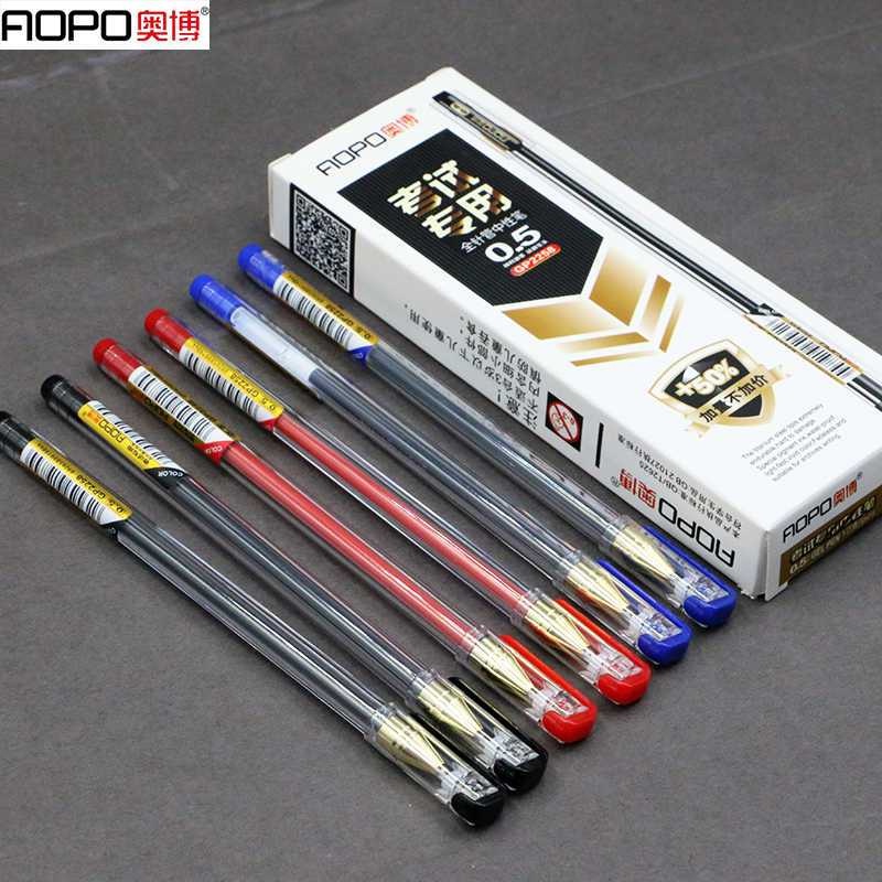 

1 Lusin Isi 12 Pcs Pulpen Gel 0.5 mm Bisa Diisi Ulang Balpoint Tinta Gel Murah Terbaru