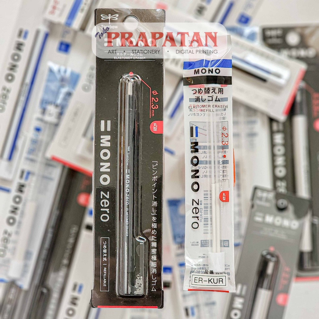

Penghapus Tombow Mono Zero Elastomer Eraser & Refill Setip