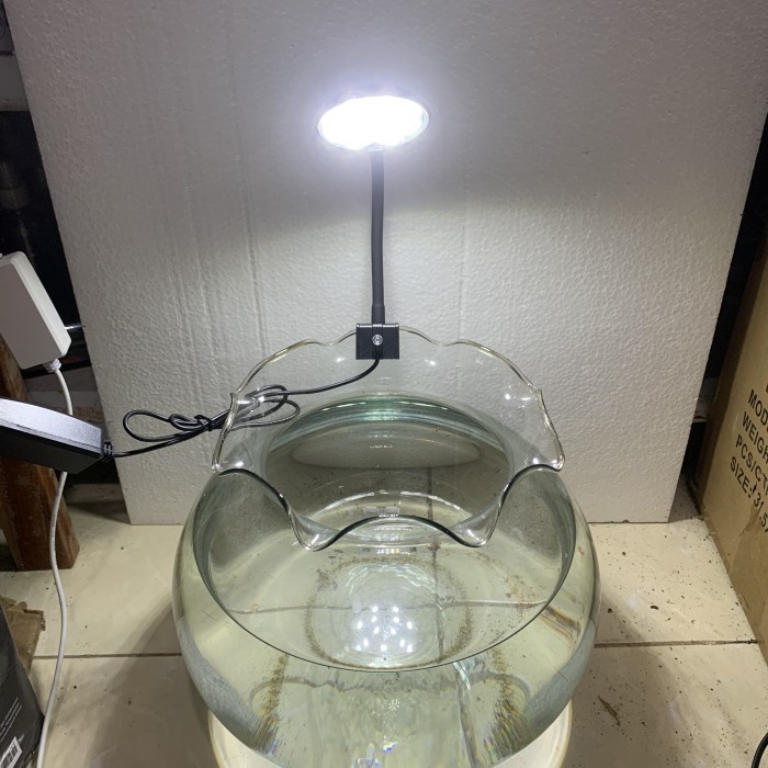 Purrfect Grooming Lampu Jepit Aquarium Led Armada Am Lc 380 Super Terang Akuarium Bulat