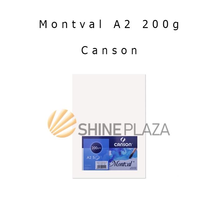 

IK! Canson Montval A2 200 Gsm - Kertas Canson A2 - Kertas Gambar Canson