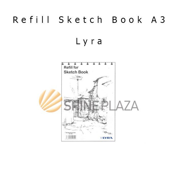 

IK! Refill Buku Gambar Sketsa Sketchbook A3 Lyra - Isi Kertas Sketch Book