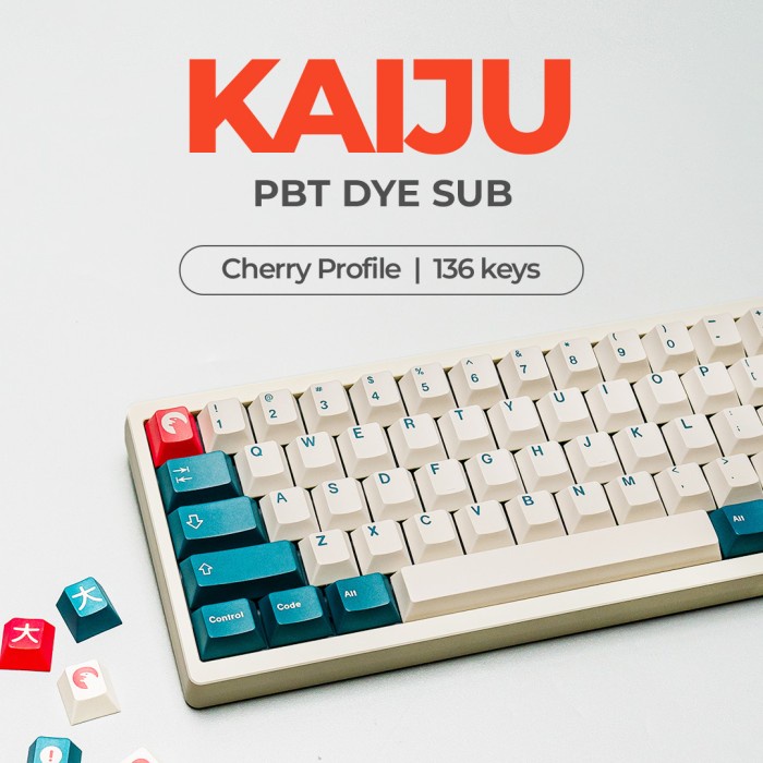 [Expert] KAIJU PBT Dye Sub Keycaps