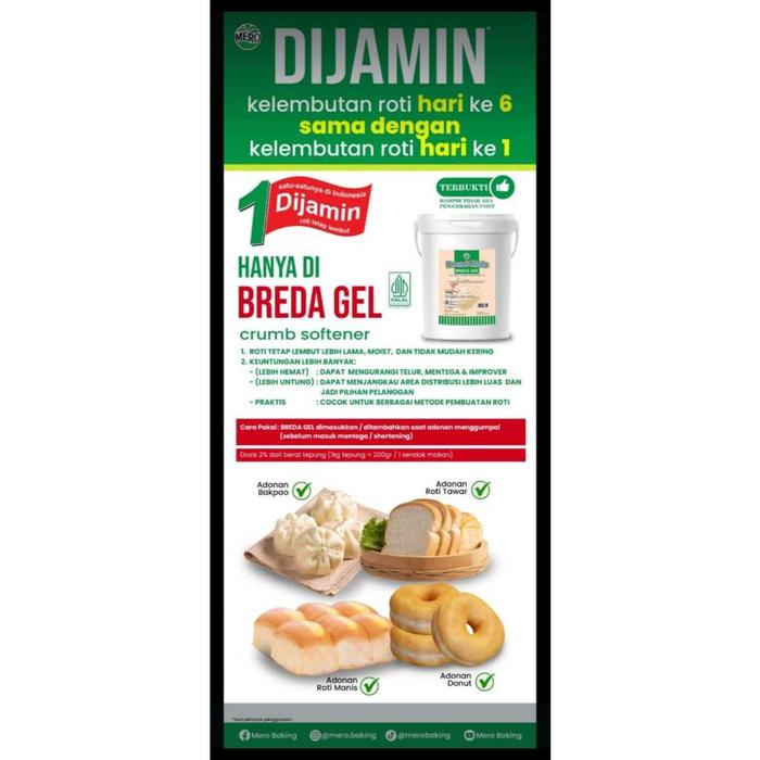 

MERO BREAD MATE - BREDA GEL PELEMBUT ROTI REPACK PROMO