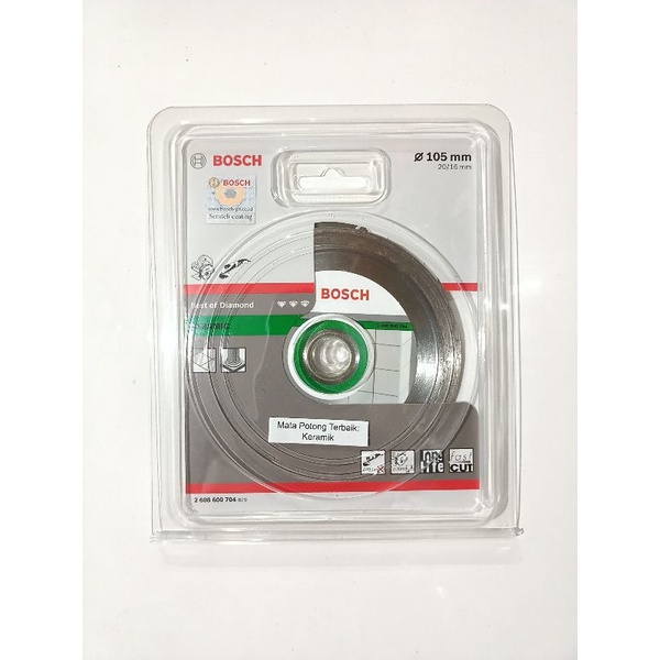 MATA PISAU GERINDA POTONG BOSCH HIJAU ORI 4" / MATA GERINDA POTONG KERAMIK GRANIT BOSCH