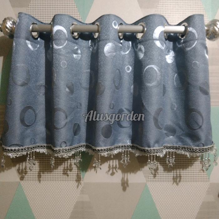 murah- gorden poni atas pintu Jendela horden gordyn hordeng pendek alusgorden