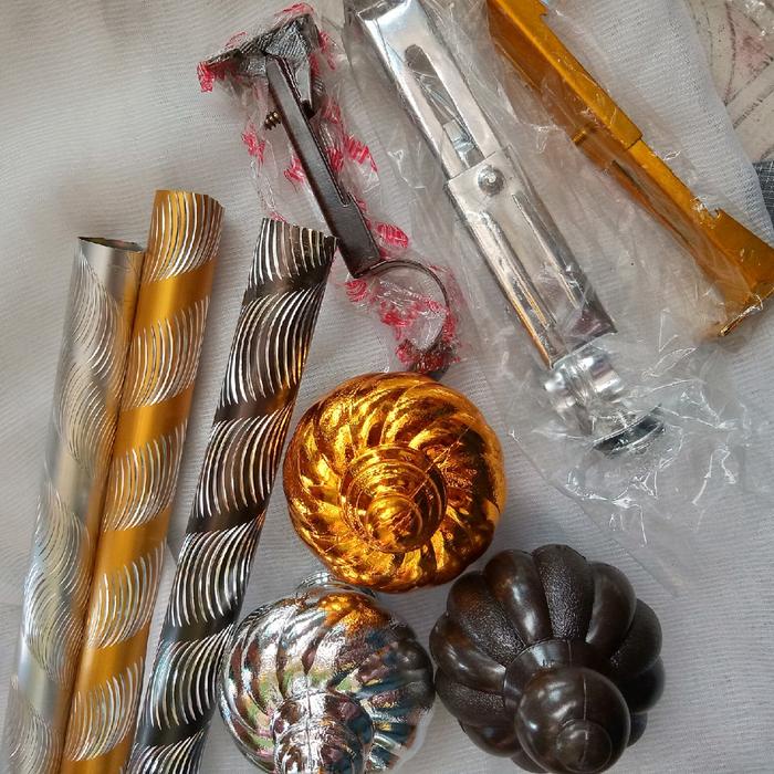 murah- Batang Gorden Besi Gorden Tiang Gorden Jendela Pintu