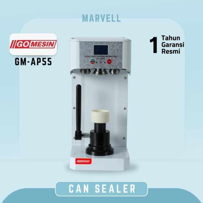 MacamKita- CAN SEALER GOMESIN GM-AP55 MESIN PENUTUP KALENG OTOMATIS
