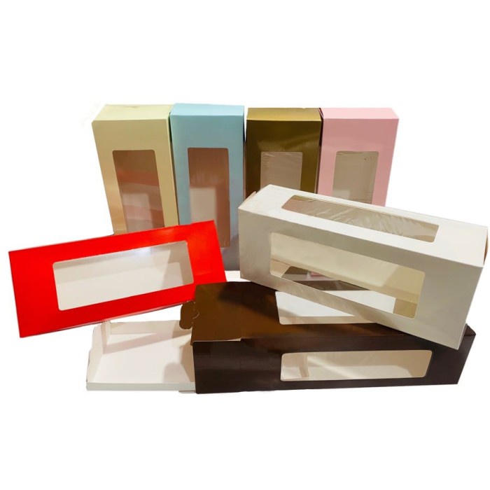 MacamKita- Kotak Bolu Gulung / Box Bolu Gulung / Kotak Kue Untuk Lebaran