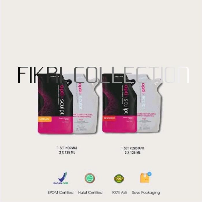 Matrix Opti Sculpt 2X125ML ( Step 1 + Step 2 ) / Perawatan Rambut / Treatment Rambut