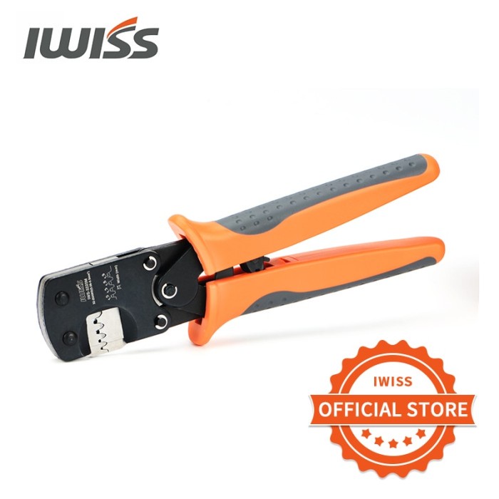 IWISS IWS-3220 Ratchet Crimping Plier Hand Crimper Tools for