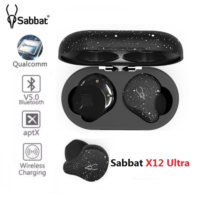 Sabbat X12 Ultra Qualcomm TWS Wireless Bluetooth 5.0 Earphone Sports