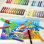 

IK! Crayon Faber Castell Hexagonal Oil Pastel 48 Warna / Free Perpect Drawing Tools