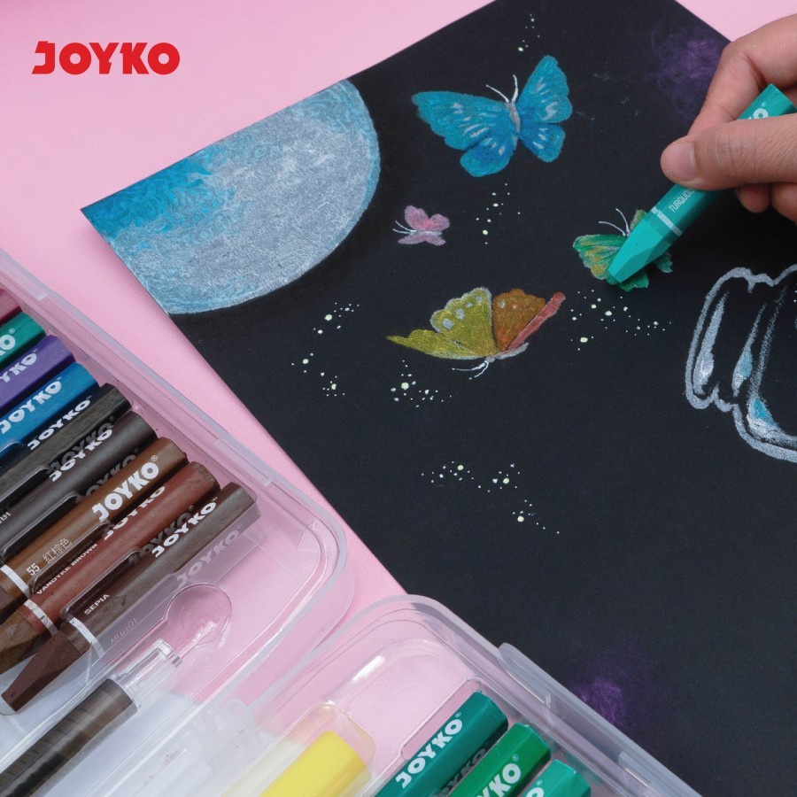 

IK! Joyko Titi Oil Pastel Crayon OP-24S PP / Krayon Minyak 24 Warna Murah Berkualitas